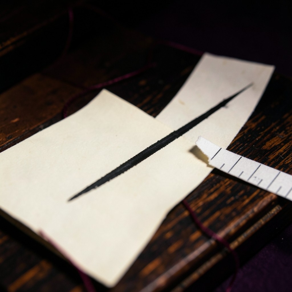A sharp ink price run followed by a short pause on cream paper